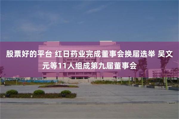 股票好的平台 红日药业完成董事会换届选举 吴文元等11人组成第九届董事会