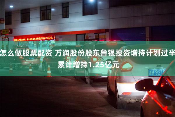 怎么做股票配资 万润股份股东鲁银投资增持计划过半 累计增持1.25亿元
