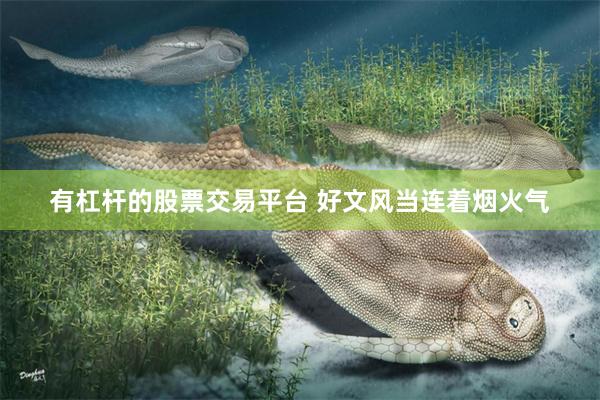 有杠杆的股票交易平台 好文风当连着烟火气