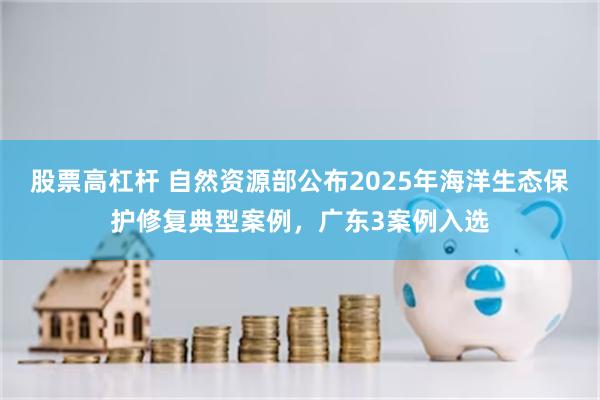 股票高杠杆 自然资源部公布2025年海洋生态保护修复典型案例，广东3案例入选