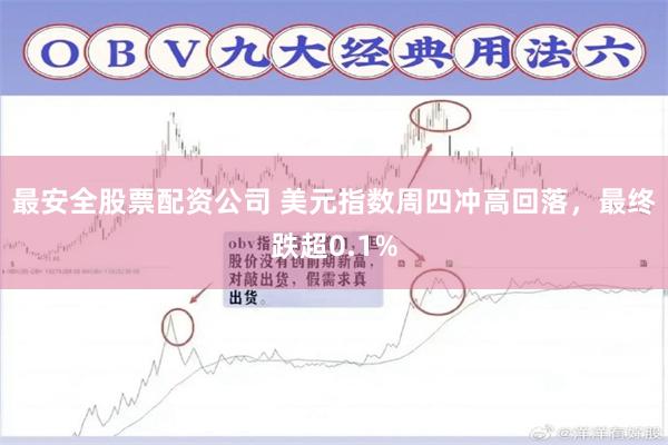 最安全股票配资公司 美元指数周四冲高回落，最终跌超0.1%