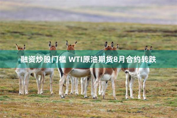融资炒股门槛 WTI原油期货8月合约转跌