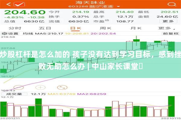 炒股杠杆是怎么加的 孩子没有达到学习目标，感到挫败无助怎么办 | 中山家长课堂㉗