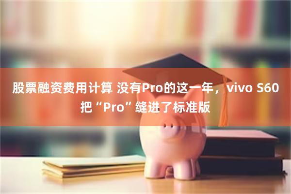 股票融资费用计算 没有Pro的这一年，vivo S60把“Pro”缝进了标准版