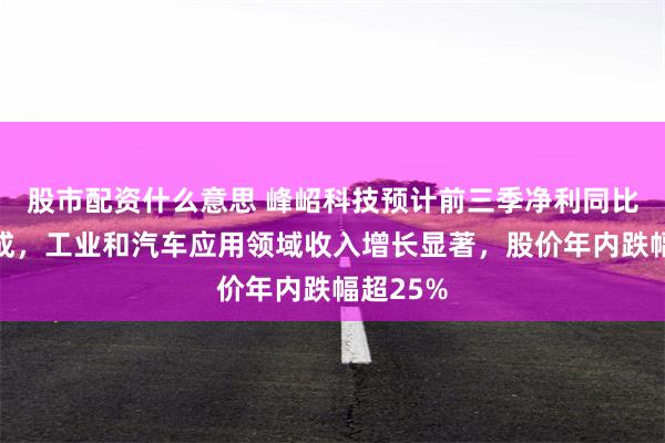股市配资什么意思 峰岹科技预计前三季净利同比增近七成，工业和汽车应用领域收入增长显著，股价年内跌幅超25%